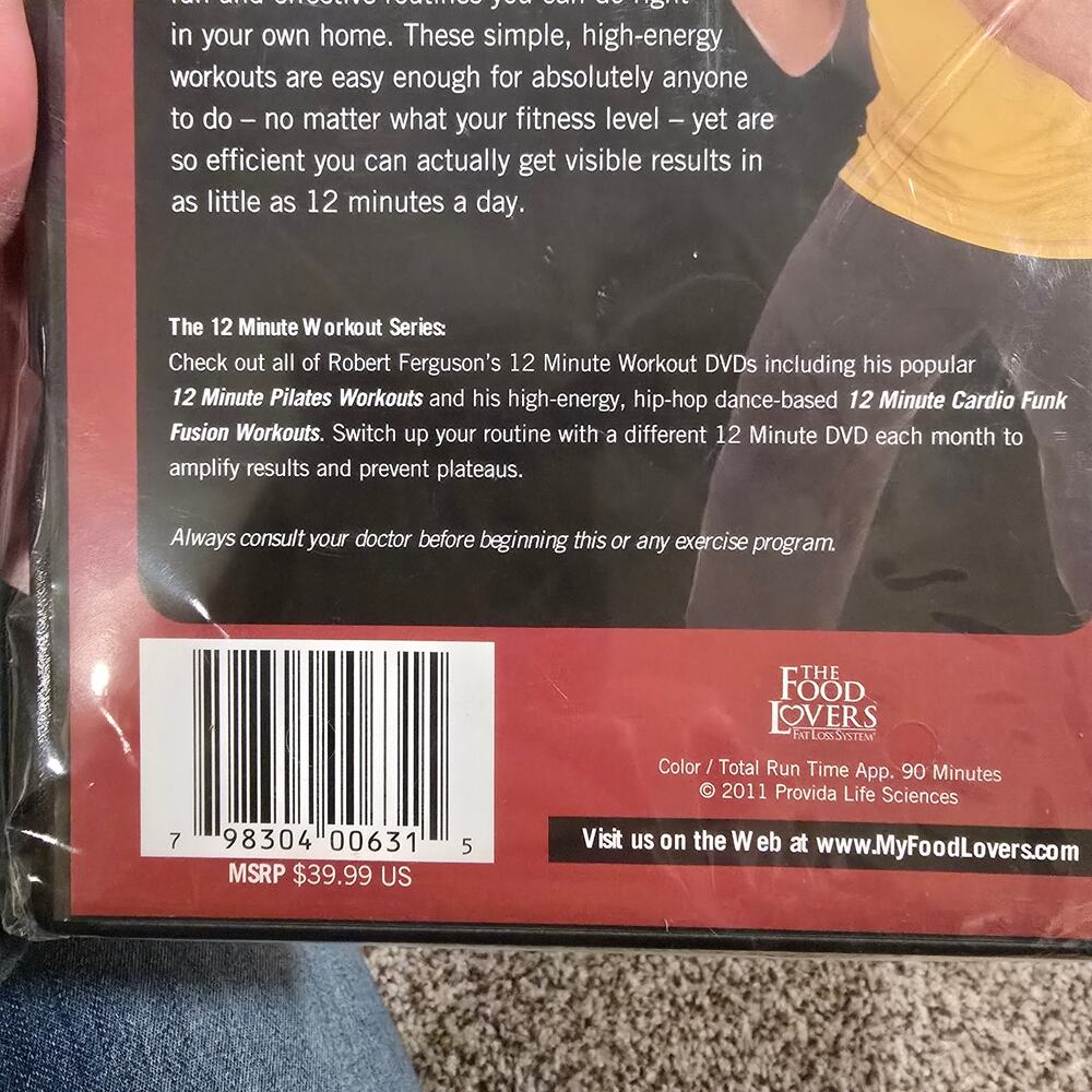 NEW Robert Ferguson The Essential 12 Minute Workouts DVD - Picture 3 of 4